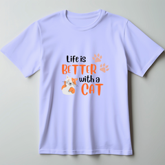 Life is Better with Cat T-Shirt