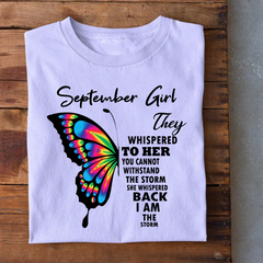 September Girl Birthday T-Shirt