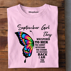 September Girl Birthday T-Shirt