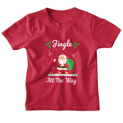 Kids Jingle All The Way Christmas T-Shirt