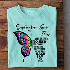 September Girl Birthday T-Shirt