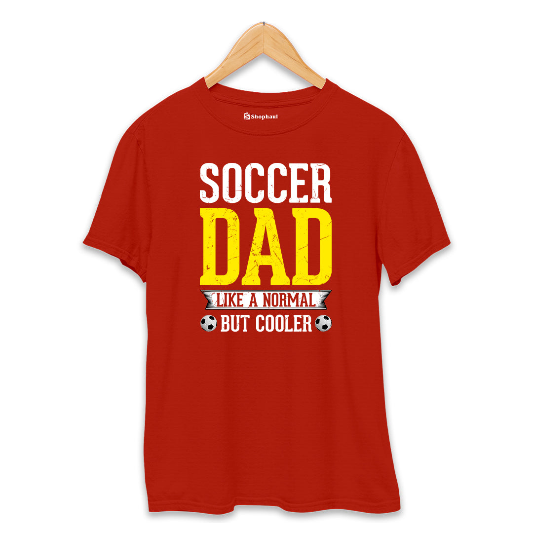 Soccer Dad T-Shirt Brick-Red-XXL