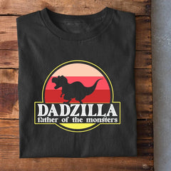 Dadzilla Father of Monster T-Shirt