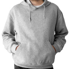 Unisex Plain Hoodie - Grey Melange