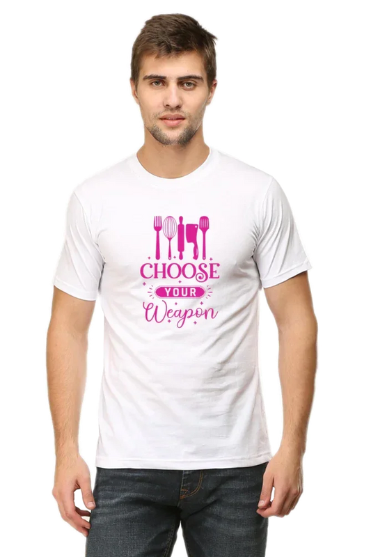 Choose Your Weapon Cooking T-Shirt