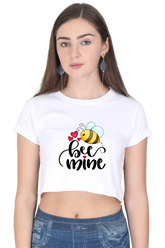 Bee Mine Crop Top White-XXL