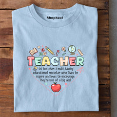 Educational Rockstar Teacher T-Shirt