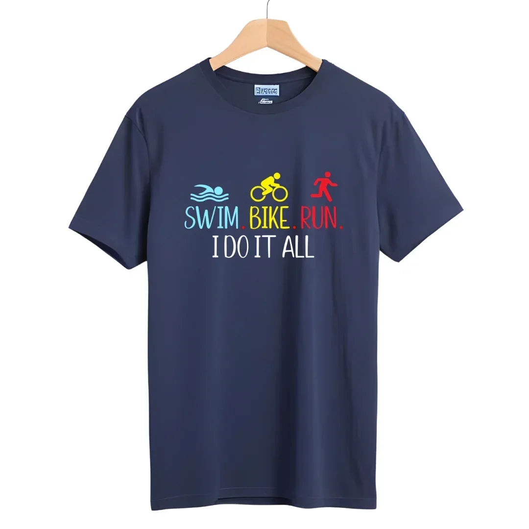 Swim Bike Run Triathlon T-Shirt