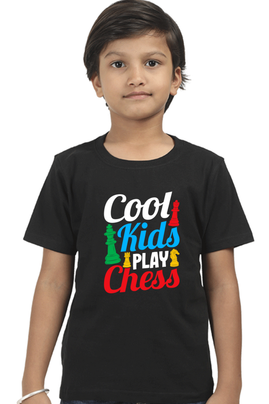Kids Cools Kids Play Chess T-Shirt