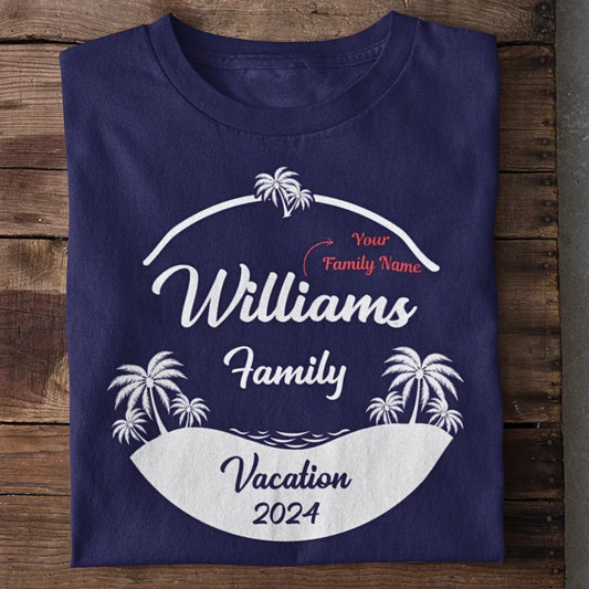 Personalized Family Vacation T-Shirt - Black / XS Family vacation,group tshirt design for friends,group tshirt for vacation,travel,travel tshirt for family,travel tshirt for friends,travel tshirts for group