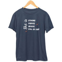 She is Strong Brave T-Shirt