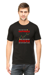 You Can't Buy Happiness Stock Market T-Shirt