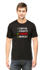 Coffee Trade Repeat Stock Market T-Shirt