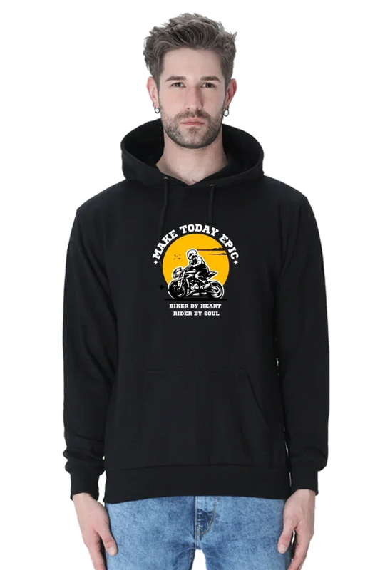 Make Today Epic Biker Hoodie - Unisex