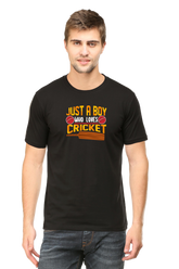 Just a boy Who loves Cricket T-Shirt