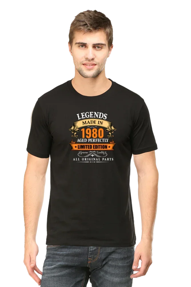 Legends Made in 1980 Birthday T-Shirt