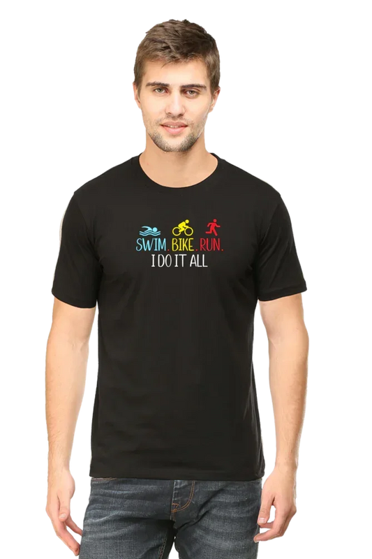 Swim Bike Run Triathlon T-Shirt