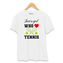Just a Girl Who loves Tennis T-Shirt