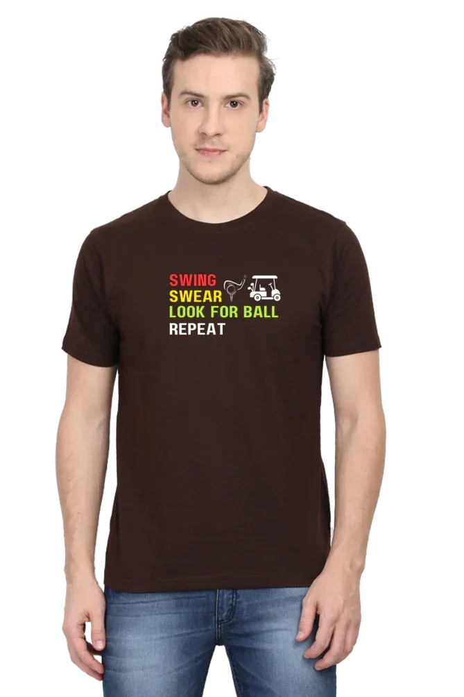 Swing Swear Golf Repeat T-Shirt