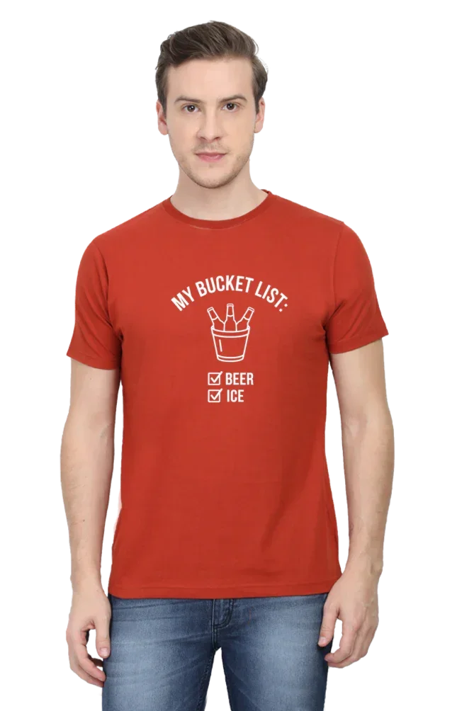 My Bucket List Ice Beer T-Shirt