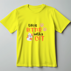 Life is Better with Cat T-Shirt