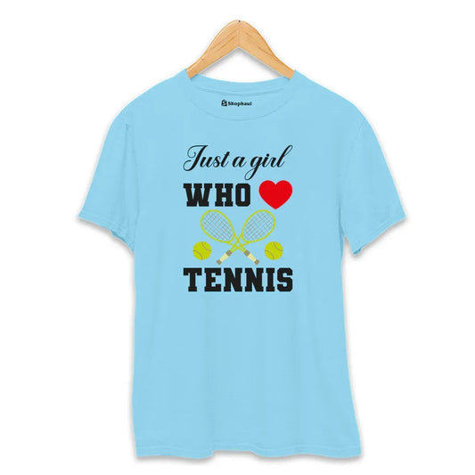Just a Girl Who loves Tennis T-Shirt