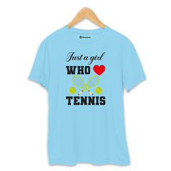 Just a Girl Who loves Tennis T-Shirt
