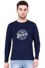 Cheers & Beers to 50 Years Birthday T-Shirt - Full Sleeve