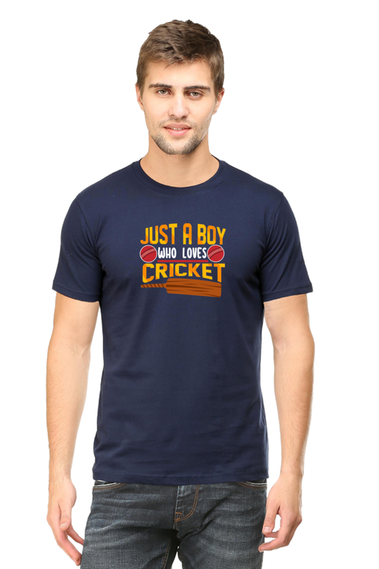 Just a boy Who loves Cricket T-Shirt