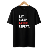 Eat Sleep Argue Repeat Lawyer T-Shirt - The Shophaul Designs