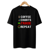 Coffee Trade Repeat Stock Market T-Shirt - The Shophaul Designs