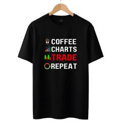 Coffee Trade Repeat Stock Market T-Shirt