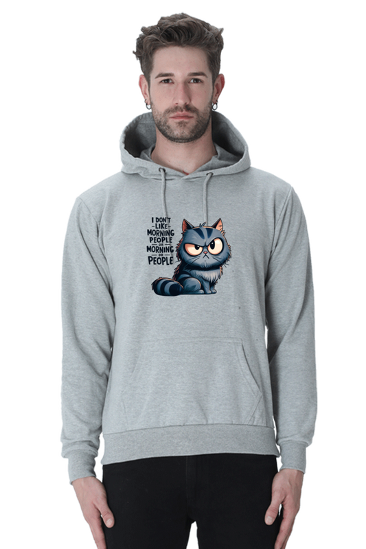 I don't like morning people cat Pullover Hoodie (Clearance Sale)