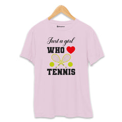 Just a Girl Who loves Tennis T-Shirt