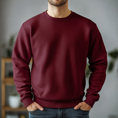 Sweatshirt -Maroon