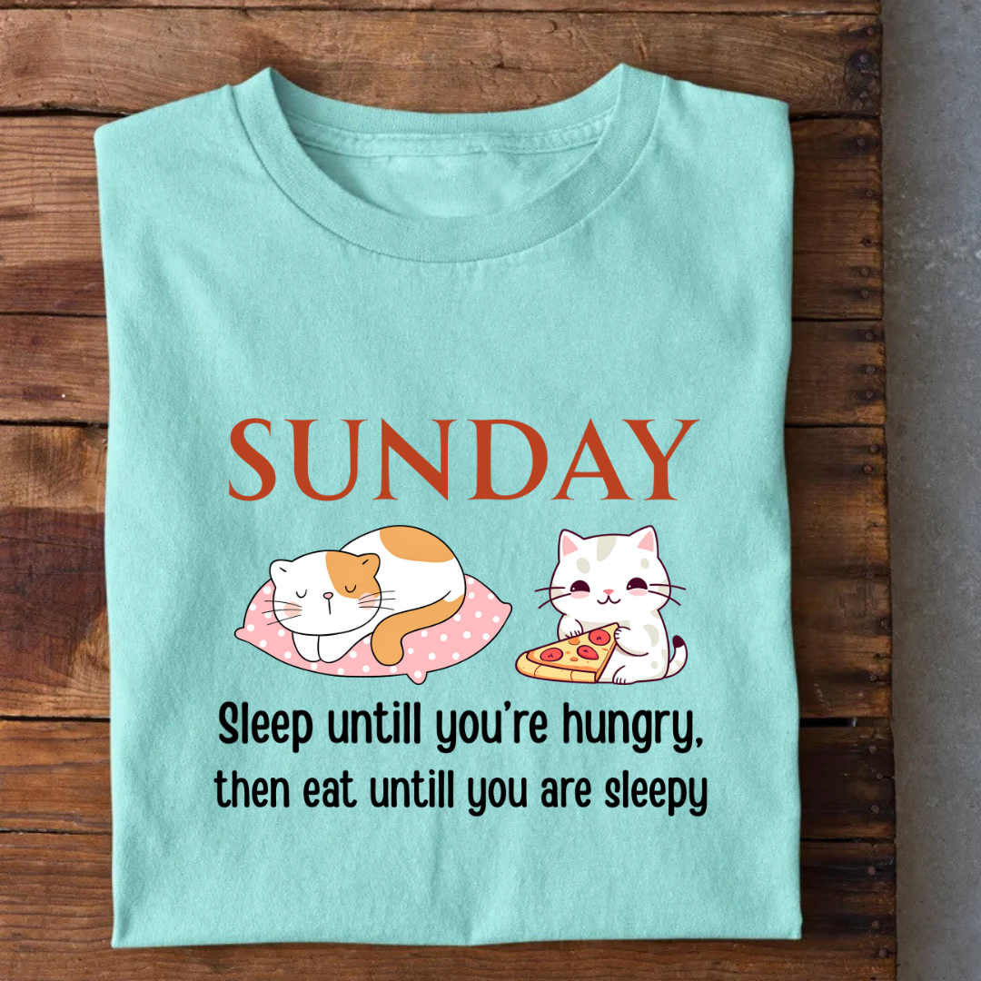 Sunday Eat Sleep Repeat T-Shirt