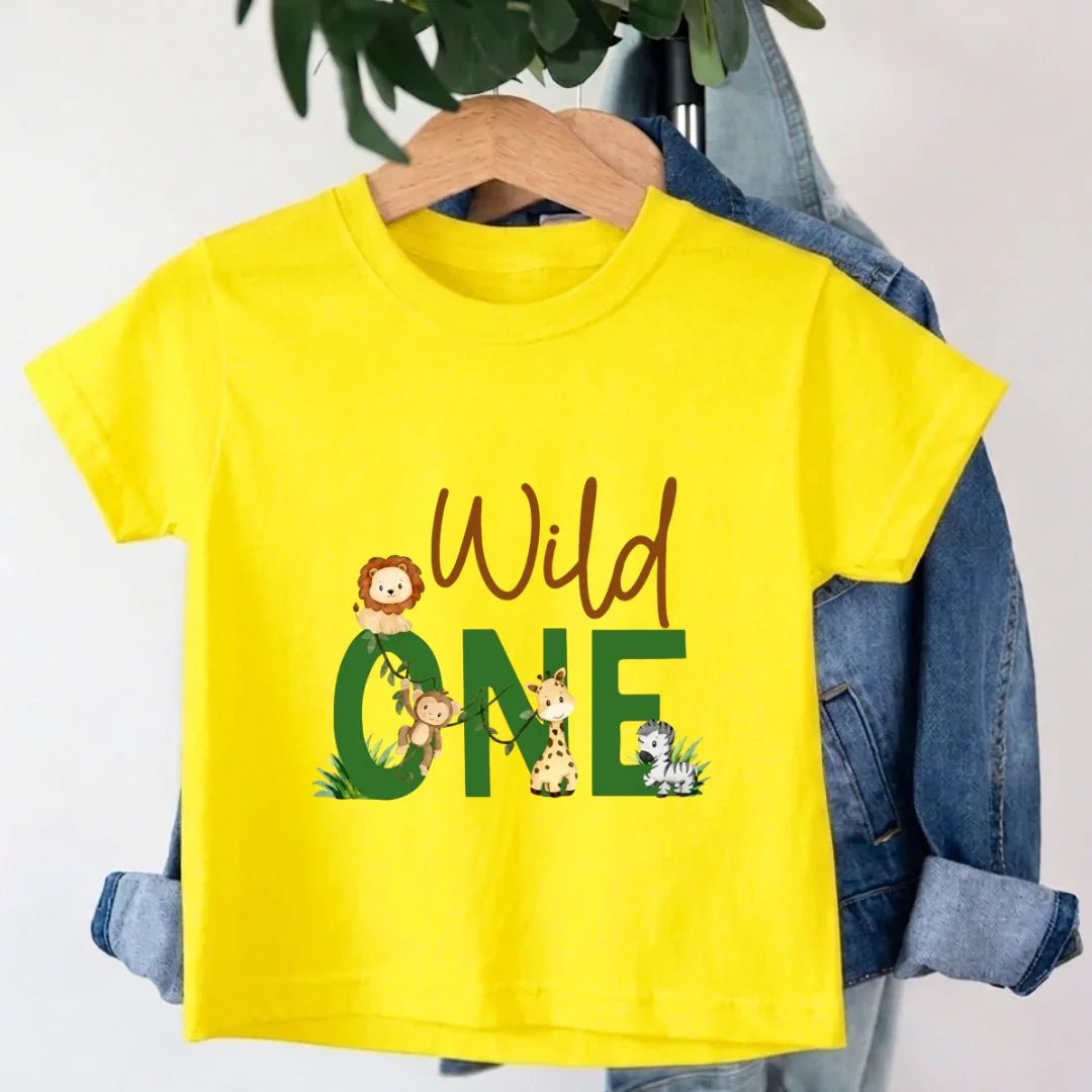 Kids Wild one birthday T-Shirt