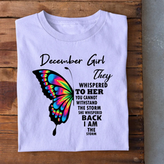 December Girl Birthday T-Shirt