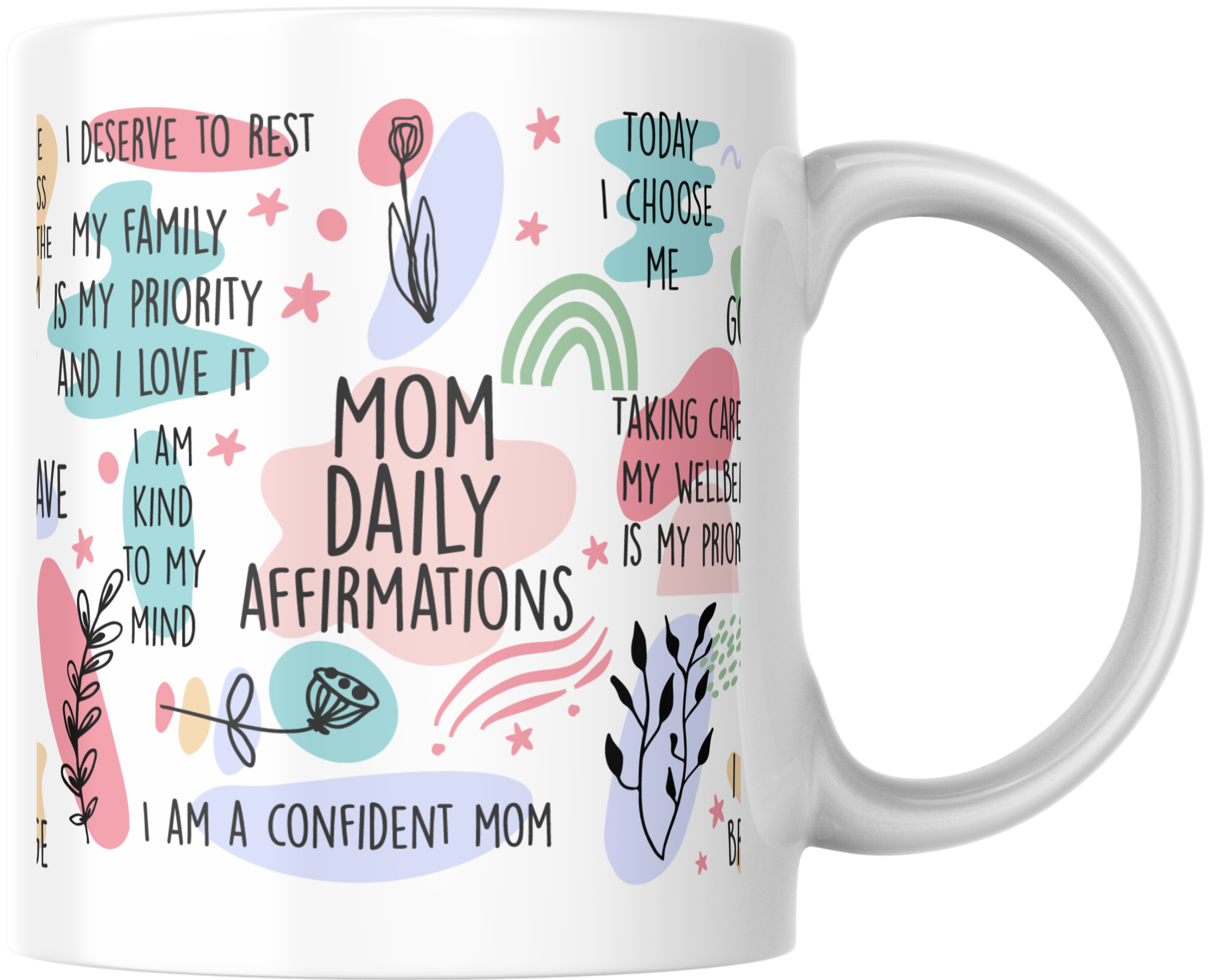 Mom Daily Affirmation Coffee Mug