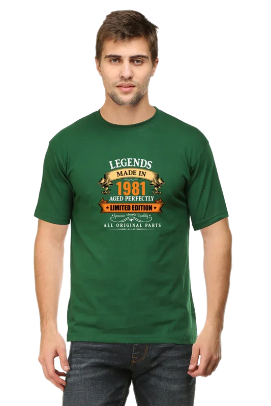 Legends Made in 1981 Birthday T-Shirt