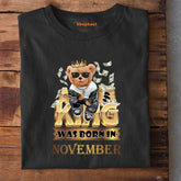 A King Was Born in November T-Shirt