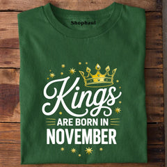 Kings Born in November T-Shirt