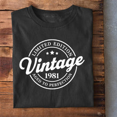Vintage 1981 Birthday T-Shirt