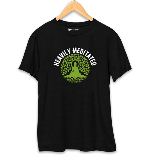 Heavily Meditated Yoga T-Shirt