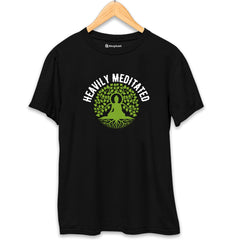 Heavily Meditated Yoga T-Shirt
