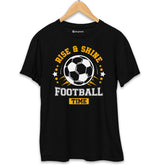 Rise Shine Football Time T-Shirt Black-XXL