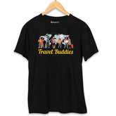 Travel Buddies T-Shirt Black-XXL