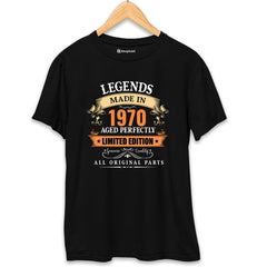 Legends Made in 1970 Birthday T-Shirt