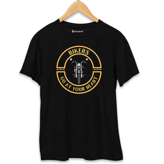 Go at your Heart Biker T-Shirt