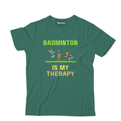 Kids Badminton is My Therapy T-Shirt